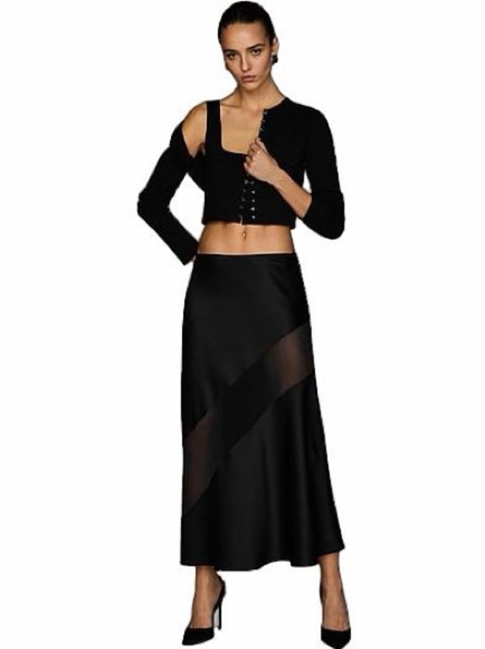 VICTORIA'S SECRET 
Atelier X Altuzarra X Satin Bias-Cut Skirt